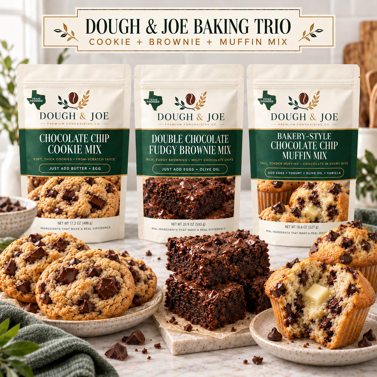 Dough & Joe Baking Trio