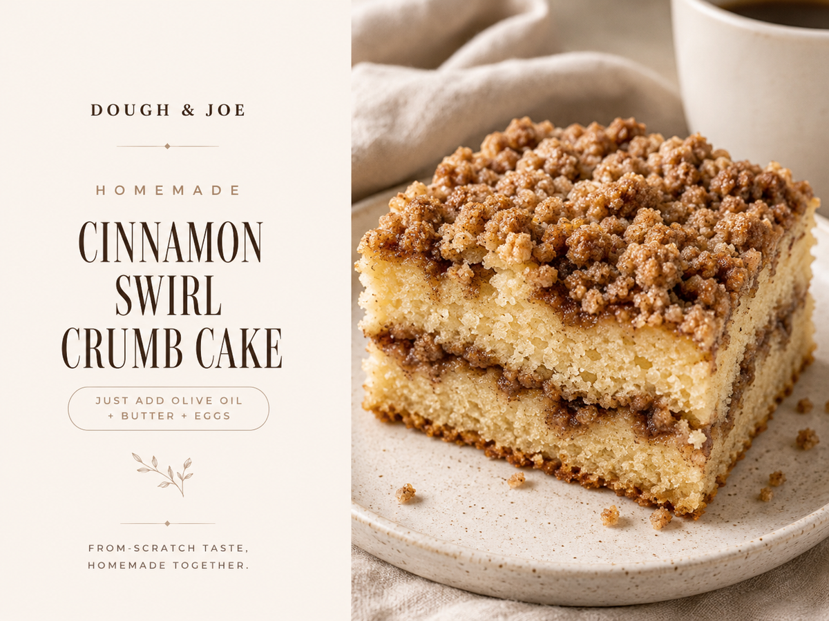 Cinnamon Swirl Crumb Cake